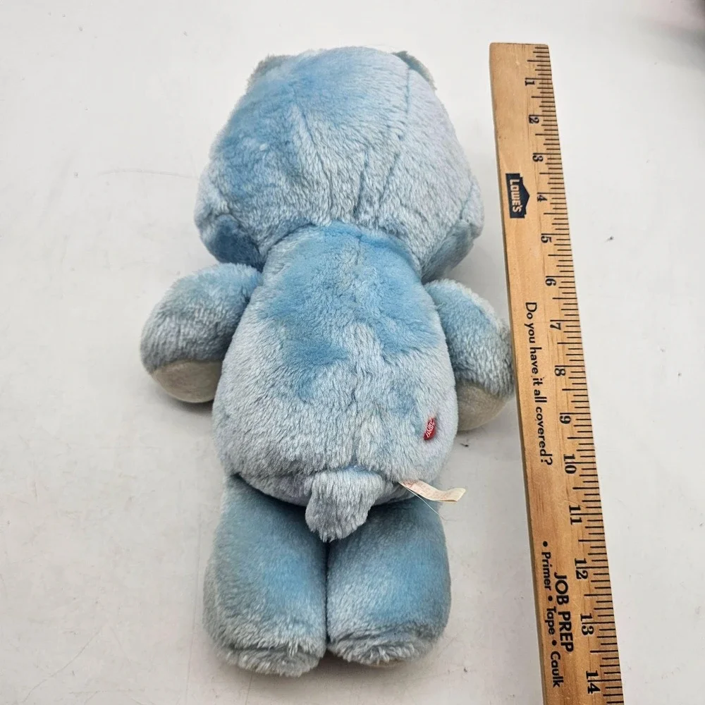 Vintage Kenner Care Bears Grumpy Bear Plush Stuffed Small Blue 1983 Washable